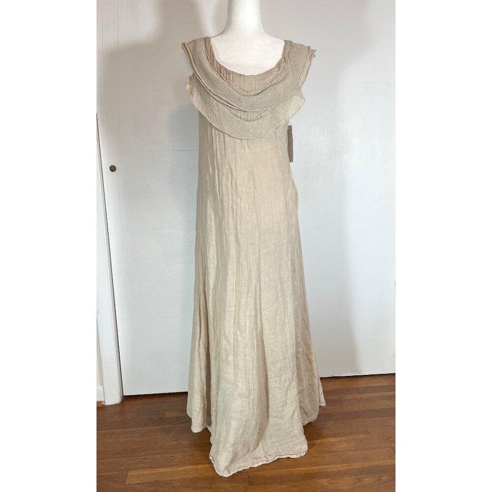 Luna Luz 100% Linen maxi dress